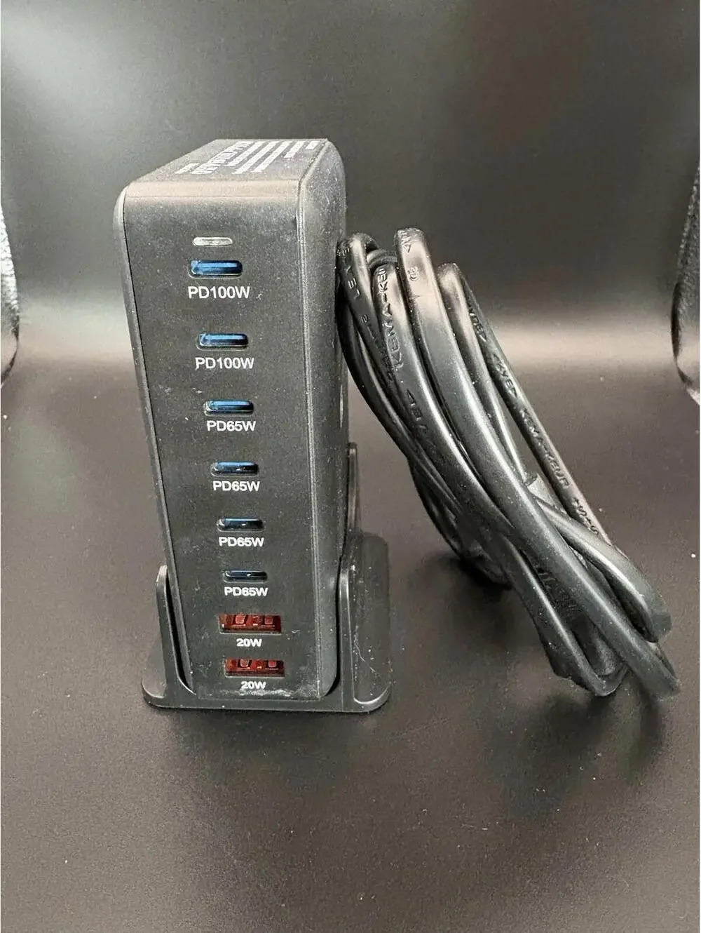 500W USB C Fast Charger Block - 8-Port GaN Charging Station for Multiple Devices
